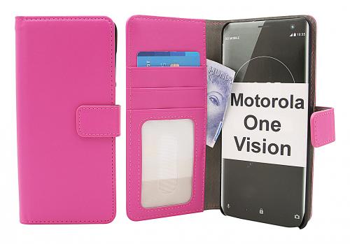 CoverinSkimblocker Magnet Fodral Motorola One Vision