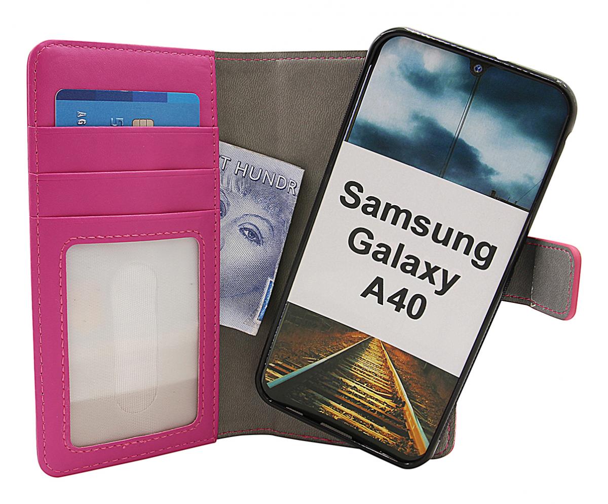 CoverInSkimblocker Magnet Fodral Samsung Galaxy A40 (A405FN/DS)