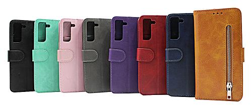 billigamobilskydd.seZipper Standcase Wallet Samsung Galaxy S21 FE 5G (SM-G990B)