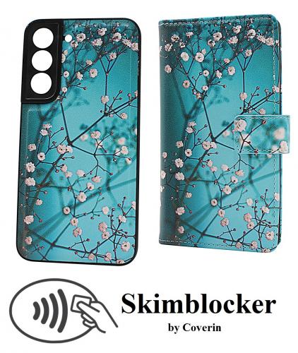 CoverinSkimblocker Samsung Galaxy S22 5G Magnet Plnboksfodral Design