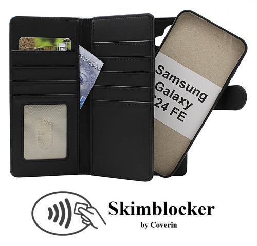 CoverinSkimblocker Samsung Galaxy S24 FE XL Magnet Plnboksfodral