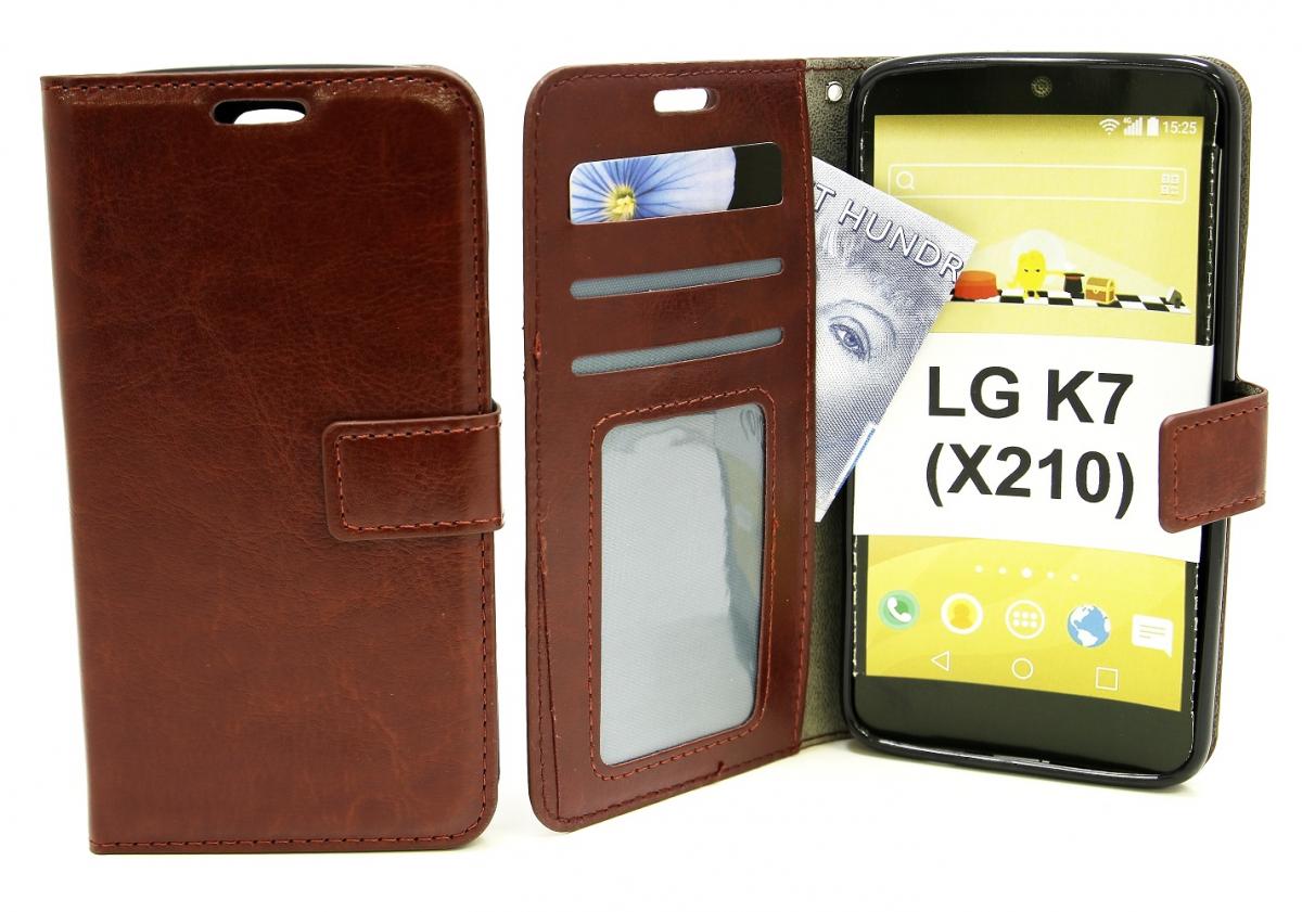 billigamobilskydd.seCrazy Horse Wallet LG K7 (X210)