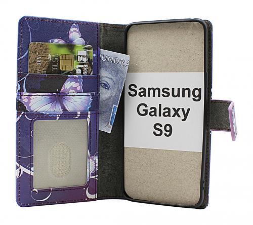 CoverinSkimblocker Samsung Galaxy S9 Plnboksfodral Design