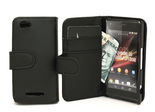 CoverinPlnboksfodral Sony Xperia M (c1905)