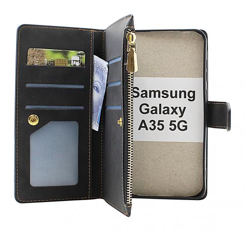 billigamobilskydd.seXL Standcase Lyxfodral Samsung Galaxy A35 5G