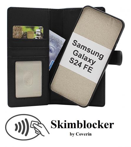 CoverinSkimblocker Samsung Galaxy S24 FE Magnet Plnboksfodral