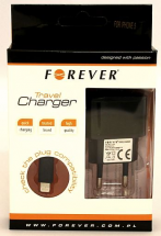 ForeverForever iPhone 5/5s/5c/6/SE vägg laddare, svart
