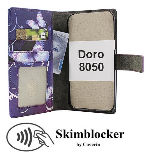 CoverinSkimblocker Doro 8050 Plnboksfodral Design