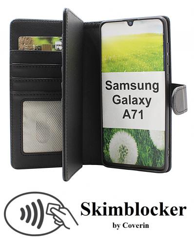 CoverinSkimblocker Samsung Galaxy A71 XL Plnboksfodral