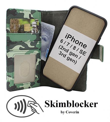 CoverinSkimblocker iPhone 6s/7/8/SE 2nd/3rd Gen Magnet Plnboksfodral Design