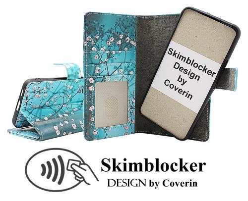 CoverinSkimblocker Samsung Galaxy S24 5G Magnet Plnboksfodral Design