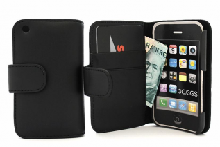 CoverinPlånboksfodral iPhone 3 (svart)