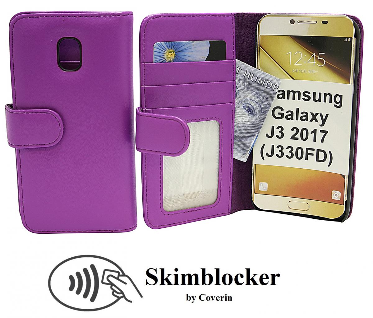 CoverInSkimblocker Plnboksfodral Samsung Galaxy J3 2017 (J330FD)