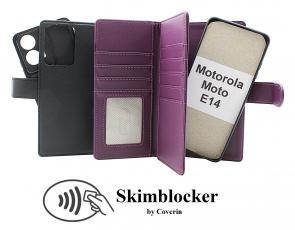 CoverinSkimblocker Motorola Moto E14 XL Magnet Plånboksfodral