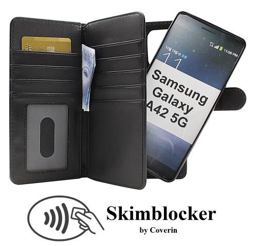 CoverinSkimblocker XL Magnet Fodral Samsung Galaxy A42 5G