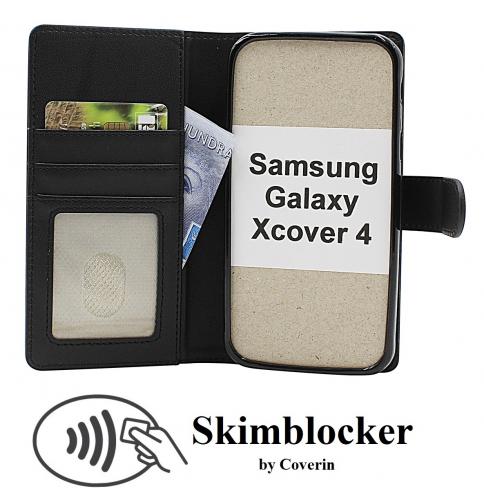 CoverinSkimblocker Samsung Galaxy Xcover 4 (G390F) Magnet Plnboksfodral