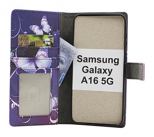 CoverinSkimblocker Samsung Galaxy A16 / A16 5G Magnet Plnboksfodral Design