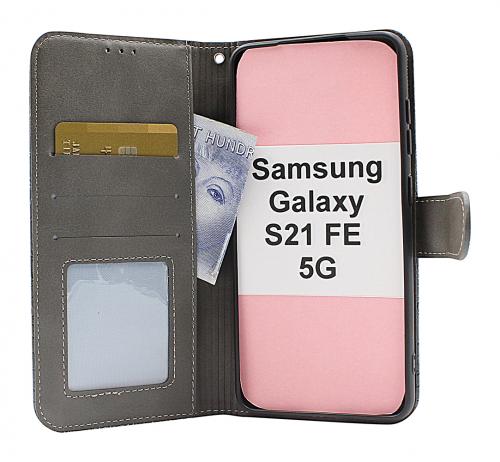 billigamobilskydd.seFlower Standcase Wallet Samsung Galaxy S21 FE 5G (SM-G990B)