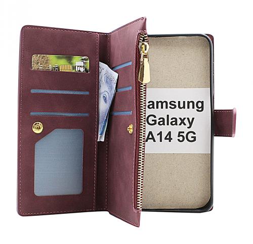 billigamobilskydd.seXL Standcase Lyxfodral Samsung Galaxy A14 4G / 5G