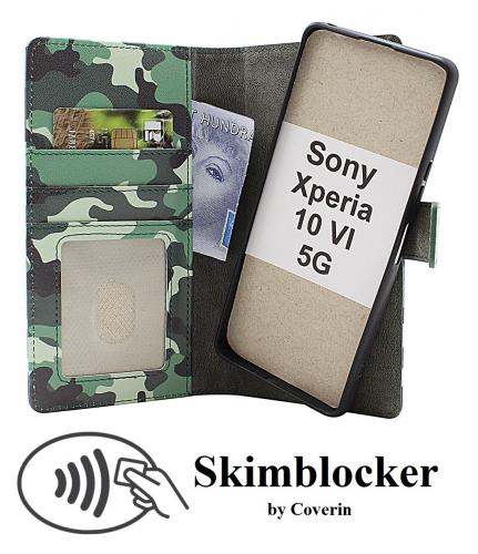 CoverinSkimblocker Sony Xperia 10 VI 5G Magnet Plnboksfodral Design