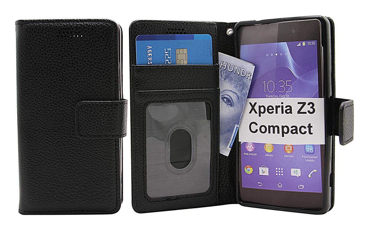 billigamobilskydd.seNew Standcase Wallet Sony Xperia Z3 Compact (D5803)