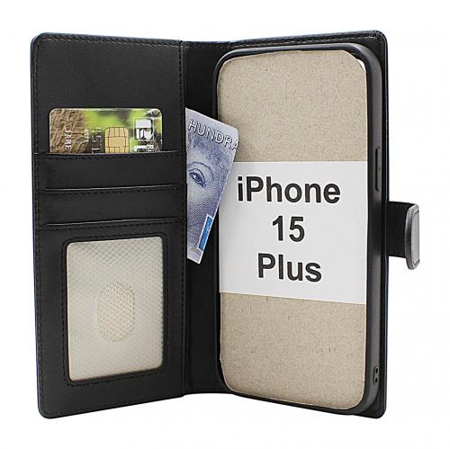 CoverinSkimblocker iPhone 15 Plus Magnet Plnboksfodral