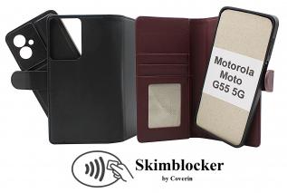 CoverinSkimblocker Motorola Moto G55 5G Magnet Plånboksfodral