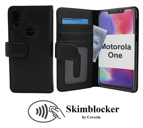 CoverinSkimblocker Plnboksfodral Motorola One