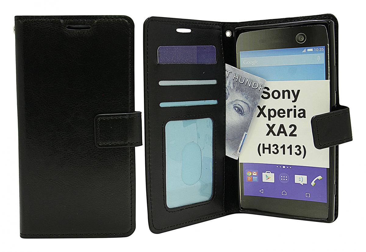 billigamobilskydd.seCrazy Horse Wallet Sony Xperia XA2 (H3113 / H4113)