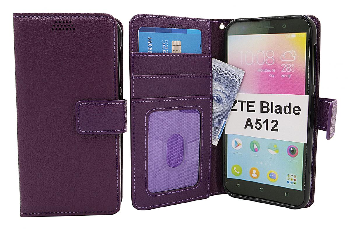 billigamobilskydd.seNew Standcase Wallet ZTE Blade A512