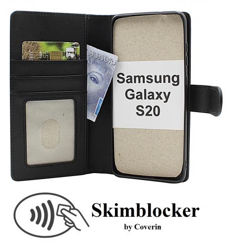 CoverinSkimblocker Samsung Galaxy S20 / S20 5G Magnet Plnboksfodral