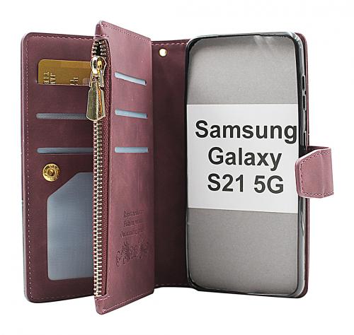 billigamobilskydd.seXL Standcase Lyxfodral Samsung Galaxy S21 5G (SM-G991B)