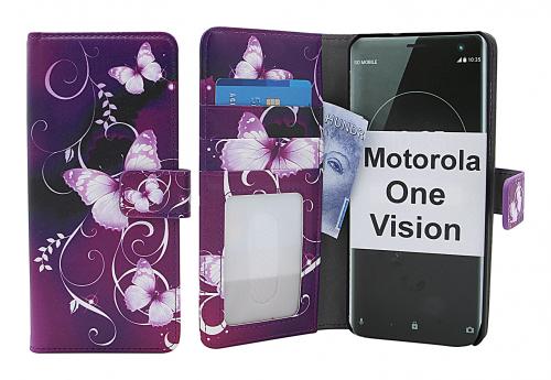 CoverinSkimblocker Magnet Designwallet Motorola One Vision