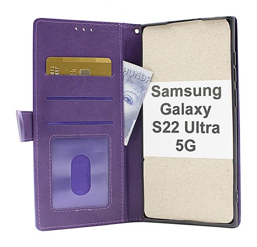 billigamobilskydd.seZipper Standcase Wallet Samsung Galaxy S22 Ultra 5G