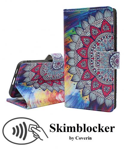 CoverinSkimblocker Samsung Galaxy S22 5G Magnet Plnboksfodral Design