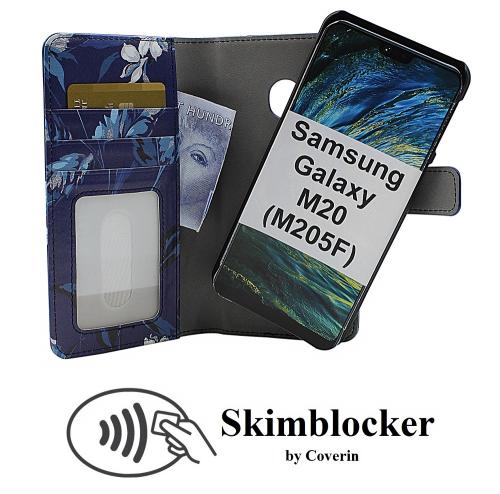 CoverinSkimblocker Magnet Designwallet Samsung Galaxy M20 (M205F)