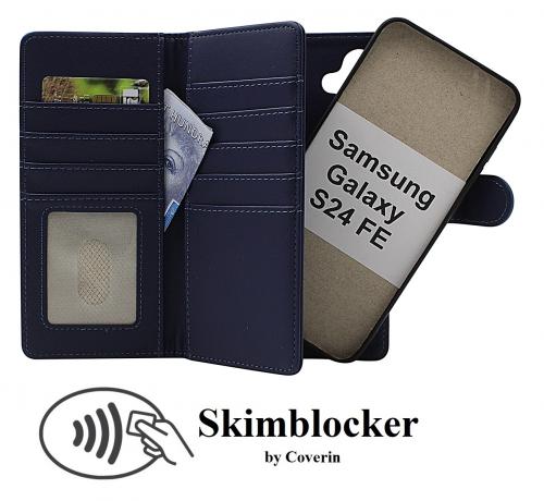 CoverinSkimblocker Samsung Galaxy S24 FE XL Magnet Plnboksfodral