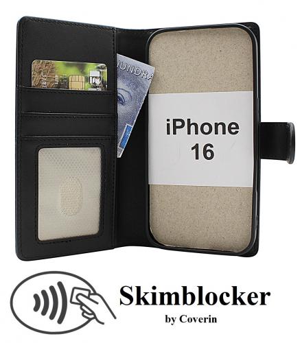 CoverinSkimblocker iPhone 16 Magnet Plnboksfodral