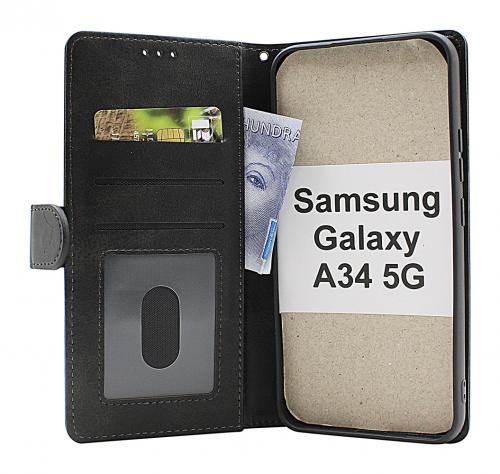 billigamobilskydd.seZipper Standcase Wallet Samsung Galaxy A34 5G