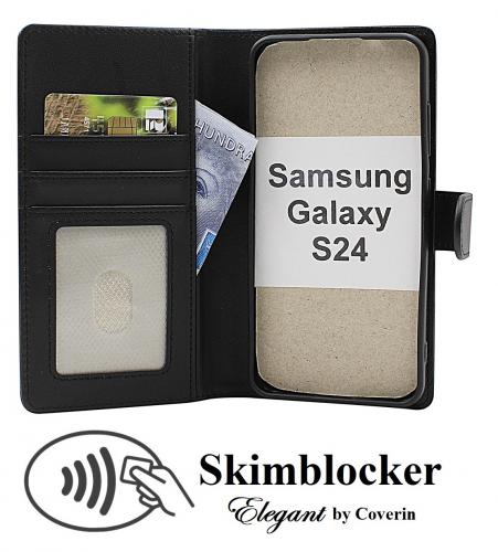 CoverinSkimblocker Samsung Galaxy S24 5G Plnboksfodral