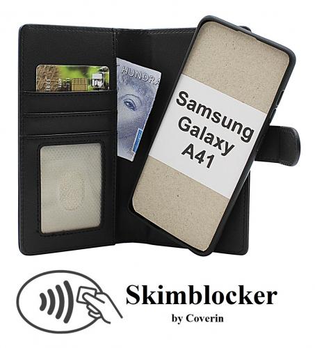 CoverinSkimblocker Samsung Galaxy A41 Magnet Plnboksfodral