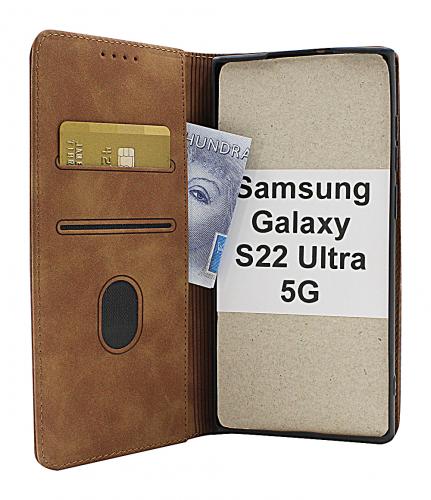 billigamobilskydd.seFancy Standcase Wallet Samsung Galaxy S22 Ultra 5G