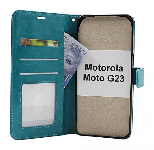 Crazy Horse Wallet Motorola Moto G23