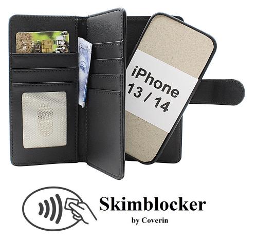 CoverinSkimblocker iPhone 13 / 14 XL Magnet Plnboksfodral