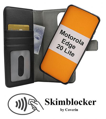 CoverinSkimblocker Magnet Fodral Motorola Edge 20 Lite