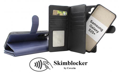 CoverinSkimblocker Samsung Galaxy S25+ XL Magnet Plnboksfodral