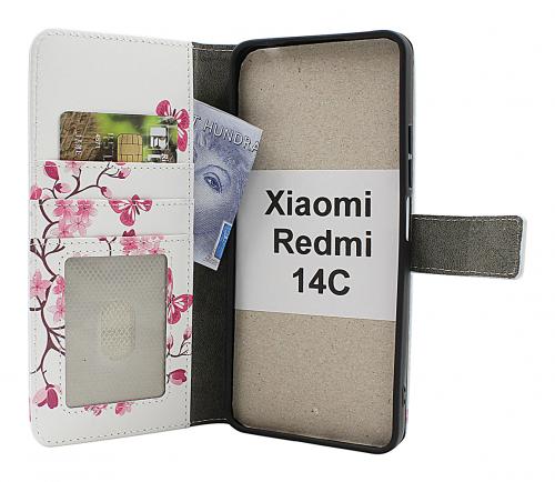 CoverinSkimblocker Xiaomi Redmi 14C Plnboksfodral Design