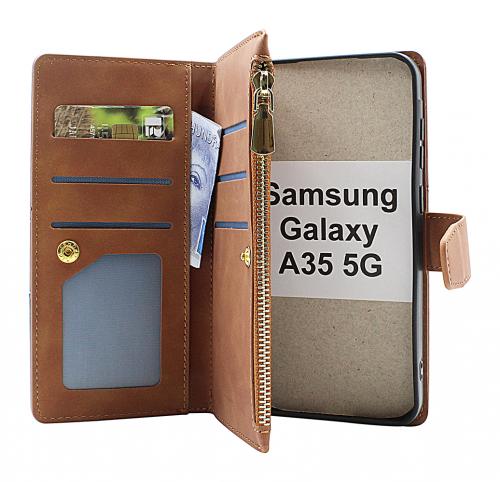 billigamobilskydd.seXL Standcase Lyxfodral Samsung Galaxy A35 5G