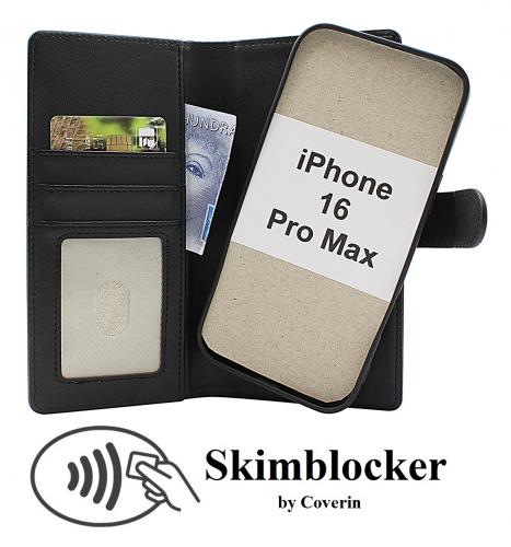 CoverinSkimblocker iPhone 16 Pro Max Magnet Plnboksfodral