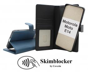 CoverinSkimblocker Motorola Moto E14 Magnet Plånboksfodral